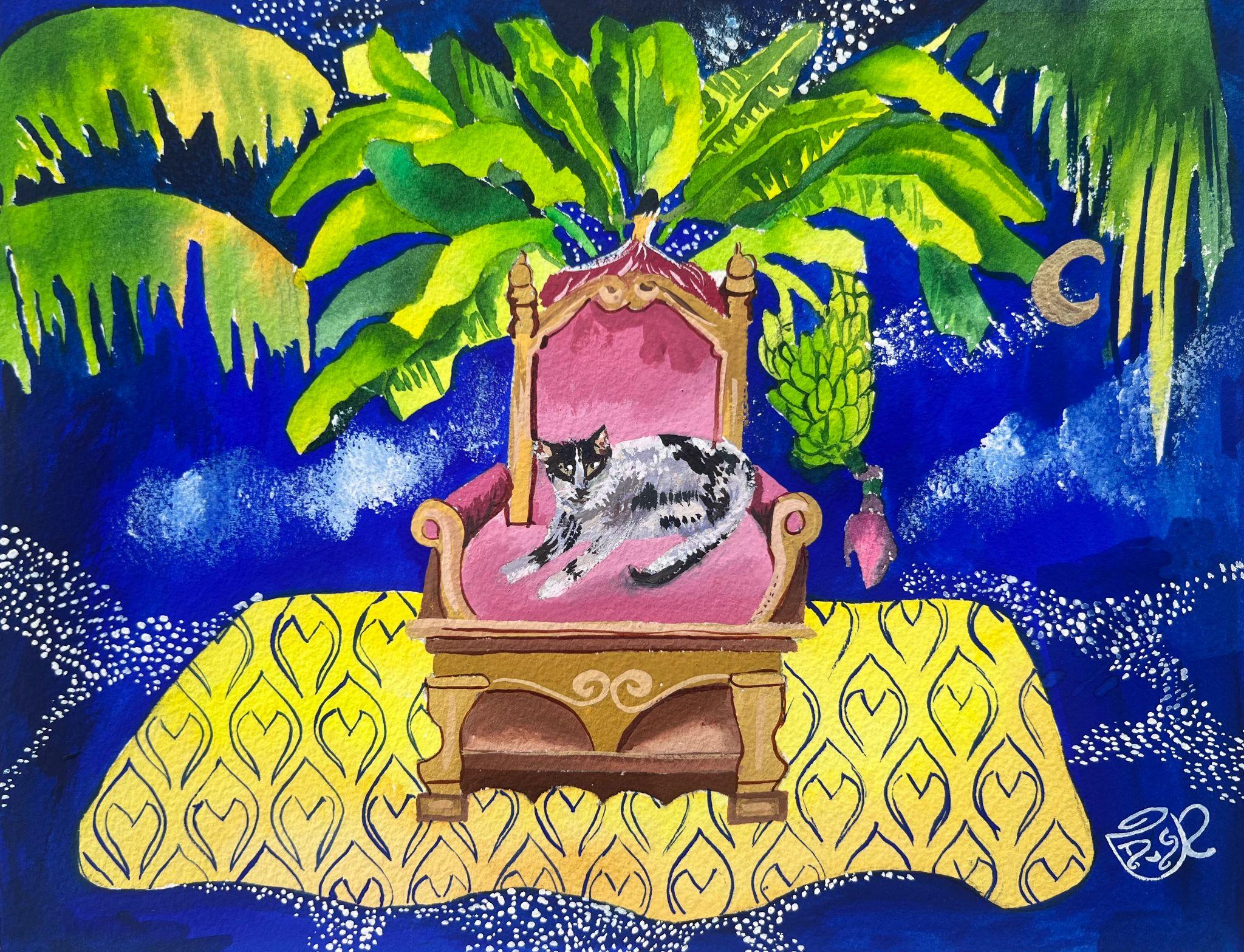 Caught on the Throne